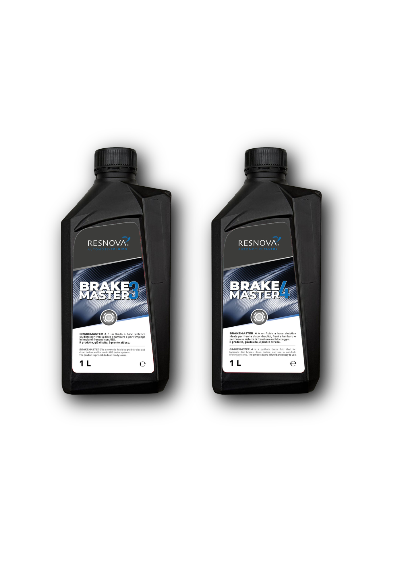 Brake Master DOT3 and DOT4 bottles